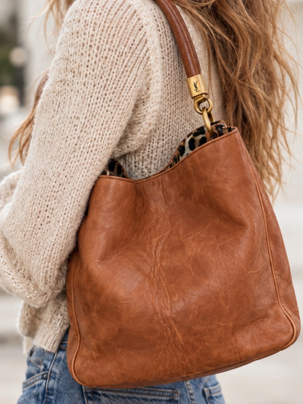 Yves Saint Laurent Vintage Roady Hobo Bag